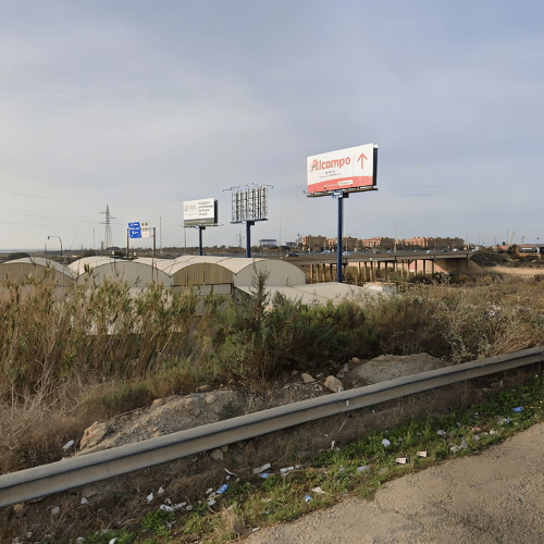Billboard in a vibrant city center