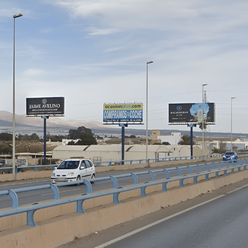 Billboard showcasing a new product launch